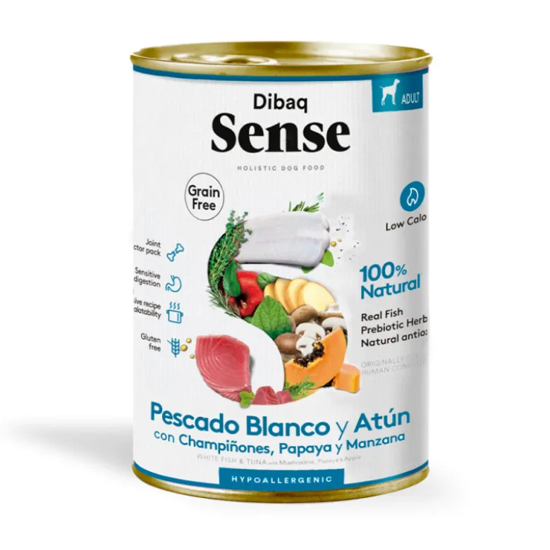 Dibaq Sense Grain Free Pescado Blanco y Atún 380g