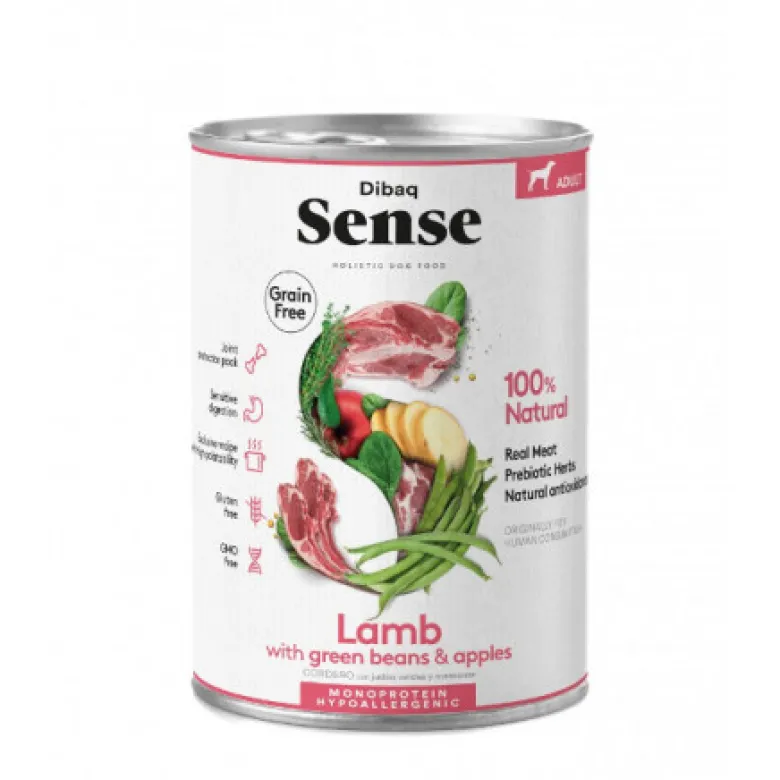 Dibaq Sense Holistic Húmedo Cordero 380g