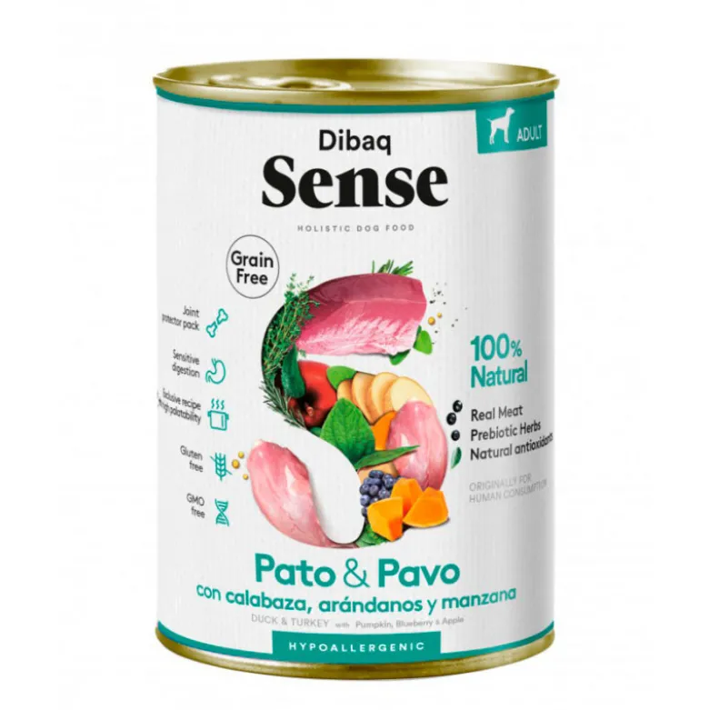 Dibaq Sense Holistic Húmedo Pato y Pavo 380g