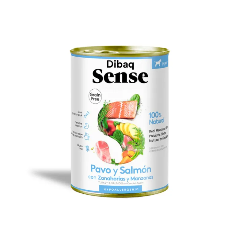 Dibaq Sense Holistic Húmedo Puppy Salmón y Pavo