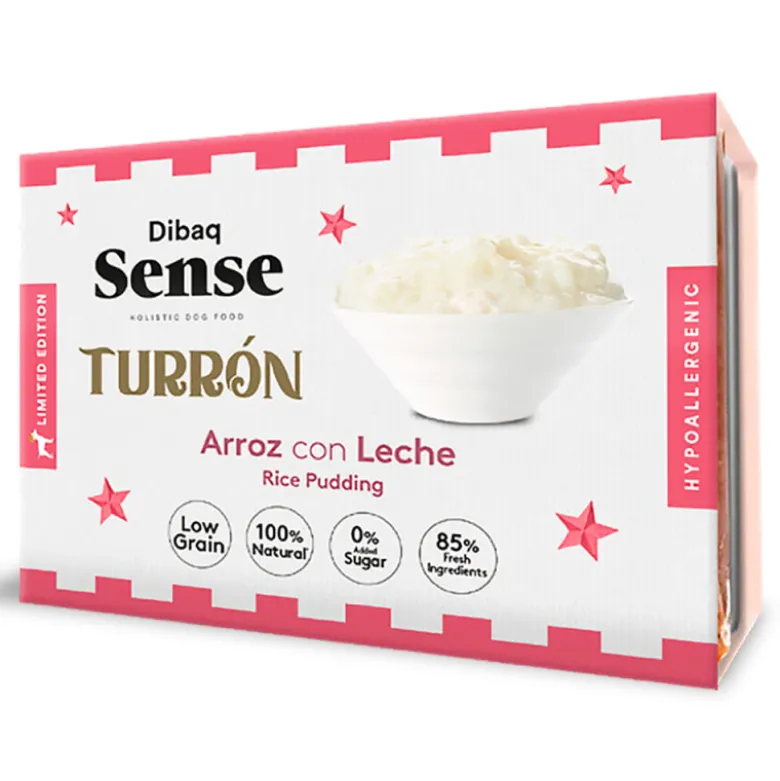 Dibaq Sense Turrón Arroz con Leche para Perros 185g
