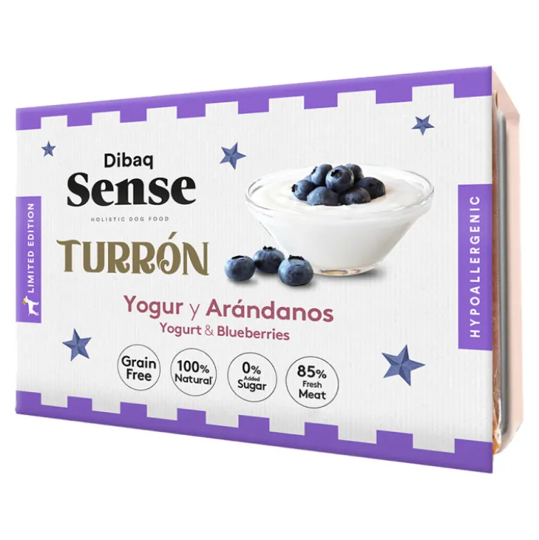 Dibaq Sense Turrón Yogur y Arándanos para Perros 185g