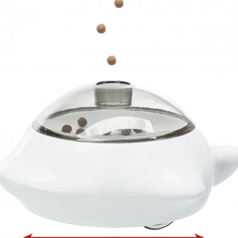 Dispensador de Snacks Popper Lanzador con Ruedas
