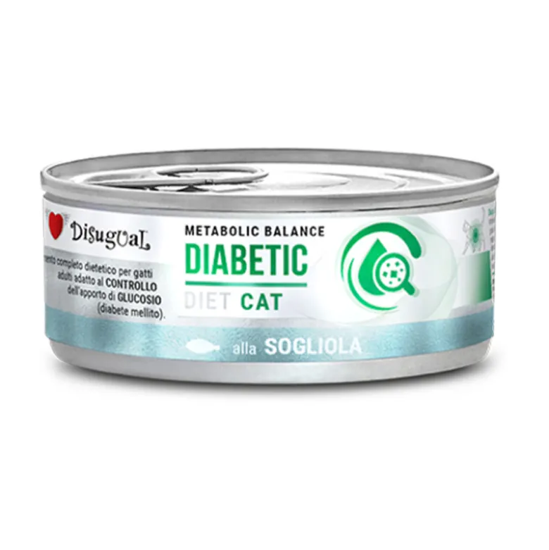 Disugual Diet Diabetic de Lenguado para Gatos 85g