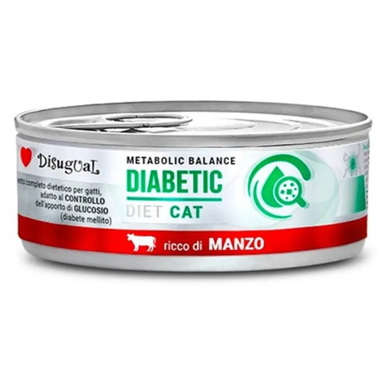 Disugual Diet Diabetic de Ternera para Gatos 85g
