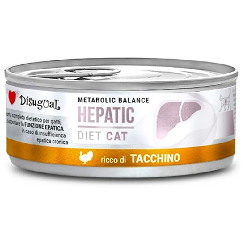Disugual Diet Hepatic de Pavo para Gatos 85g