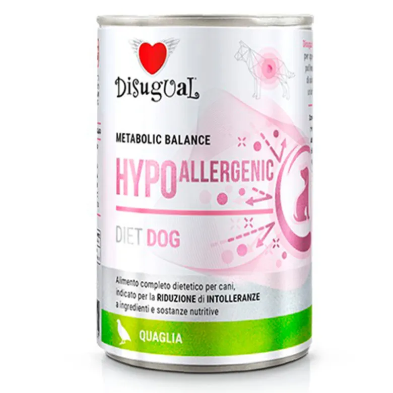 Disugual Diet Hypoallergenic de Codorniz para Perros