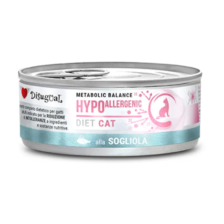 Disugual Diet Hypoallergenic de Lenguado para Gatos 85g