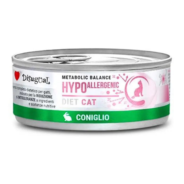 Disugual Diet Hypoallergenic de Conejo para Gatos 85g