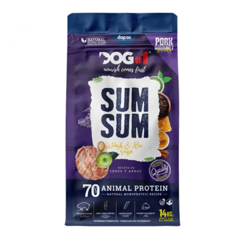 DOG-1 Sum Sum Cerdo Ibérico y Arroz Integral Adult para Perros