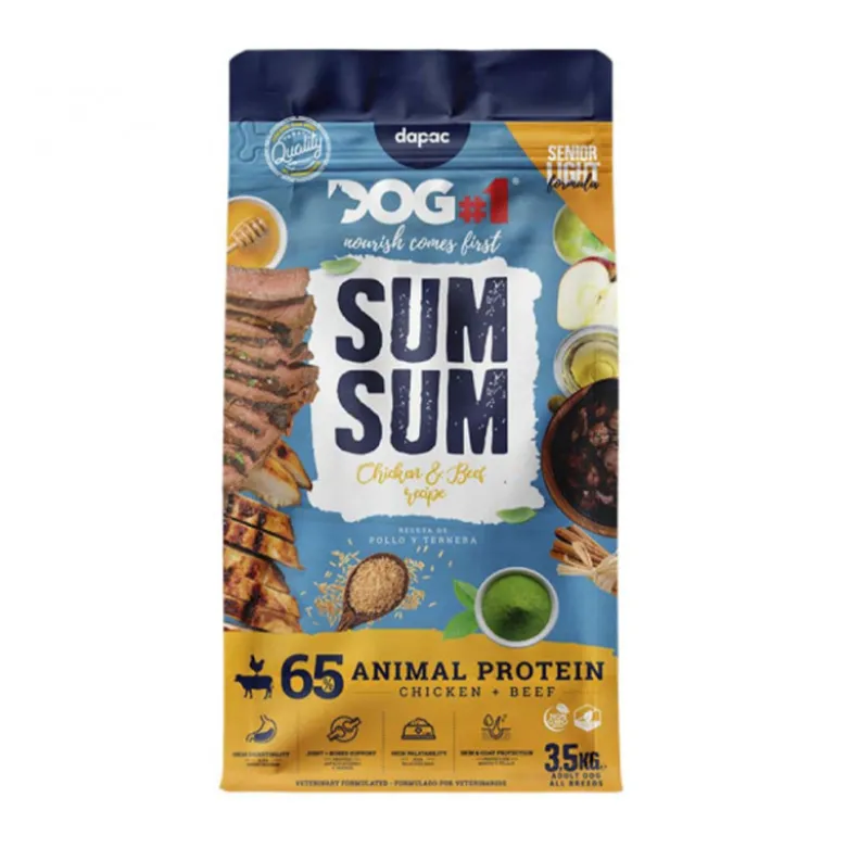 DOG-1 Sum Sum Pollo y Ternera Light Adult/Senior para Perros
