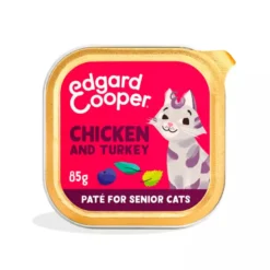 Edgard Cooper Gato Adulto Pollo y Pavo Senior 85g