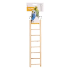 Escalera de Madera Karlie con Peldaños para Pájaros