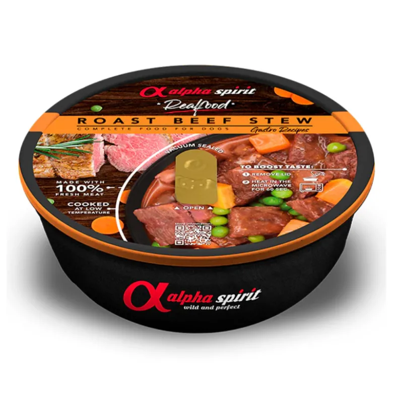 Estofado Alpha Spirit Realfood de Ternera para Perros