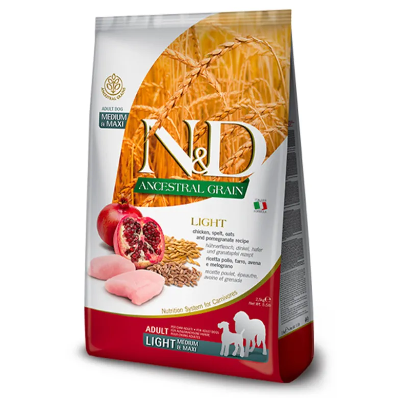 Farmina N&D Ancestral Grain Light Medium/Maxi para Perros
