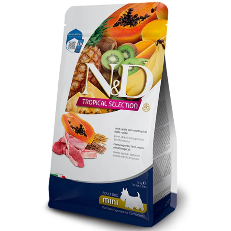 Farmina N&D Tropical Selection Cordero Mini para Perros