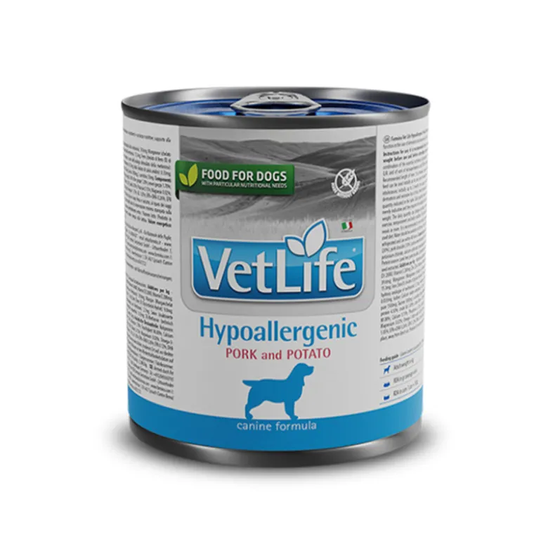 Farmina VetLife Hypoallergenic Cerdo y Patata Húmedo para Perros