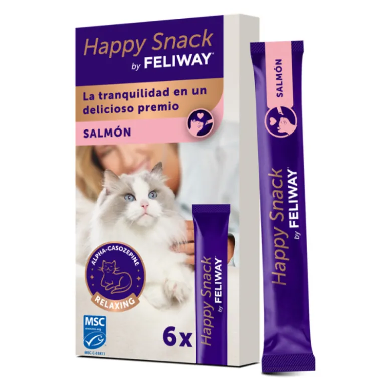 Feliway Happy Snack Sabor Salmón para Gatos