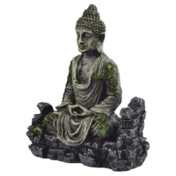 Figura de Buda en Resina para Decoración de Acuarios