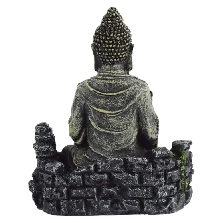 Figura de Buda en Resina para Decoración de Acuarios