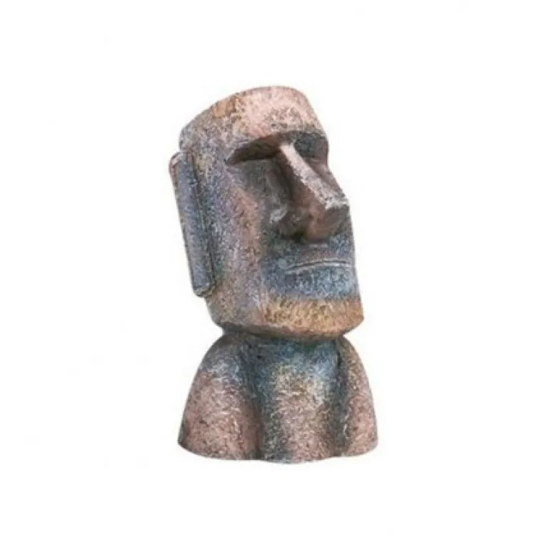 Figurita Moái Decoración Acuario