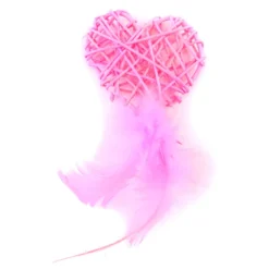 Freedog Juguete Corazón Rosa con Plumero para Gatos