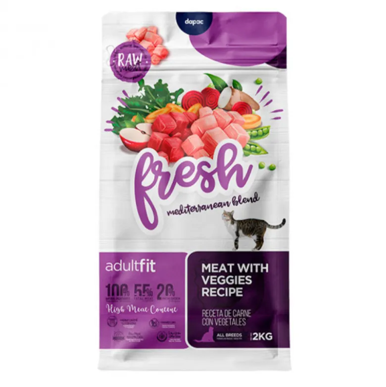 Fresh Mediterranean Blend Pollo con Vegetales Adult para Gatos
