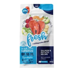 Fresh Mediterranean Blend Salmón y Patata Sensitive Mini Adult para Perros
