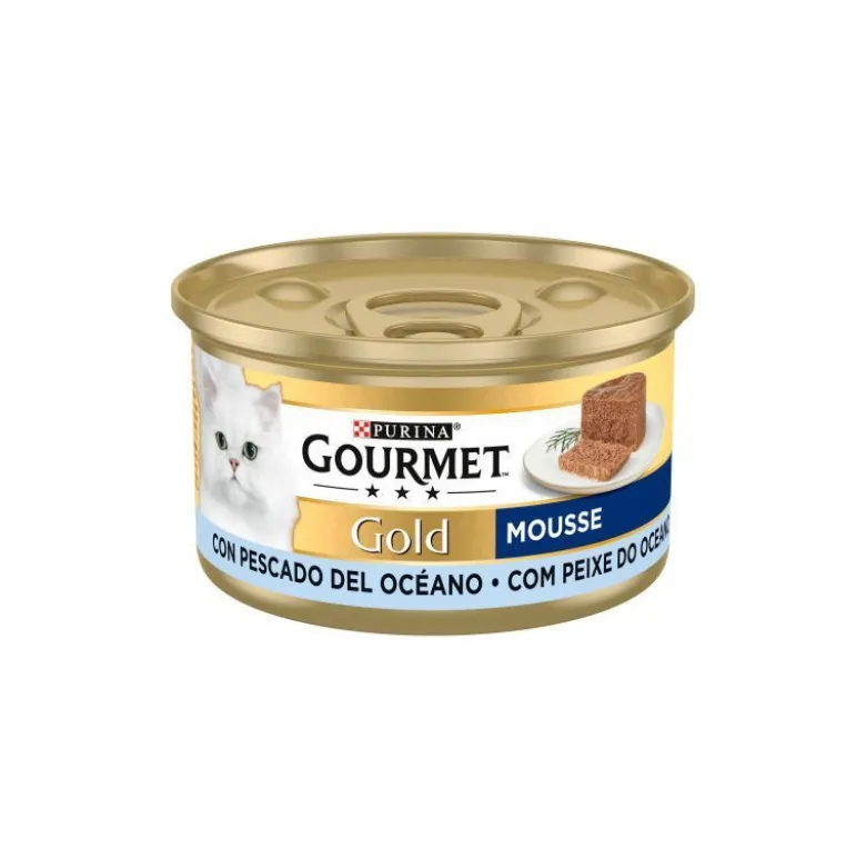 Gourmet Gold Mousse con Pescado del Océano 85g