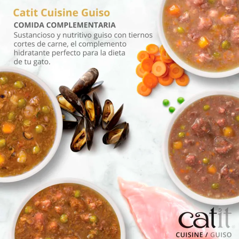 Guiso Catit Cuisine de Pollo con Calabaza para Gatos