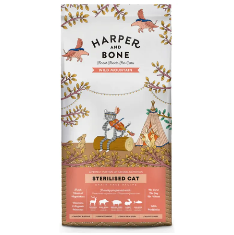 Harper & Bone Sterilised Wild Mountain para Gatos