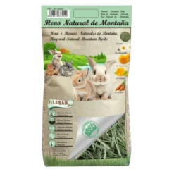 Heno Natural para Roedores y Conejos