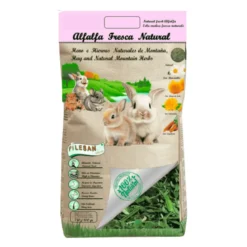 Heno Pilesan de Alfalfa Natural 800g para Roedores