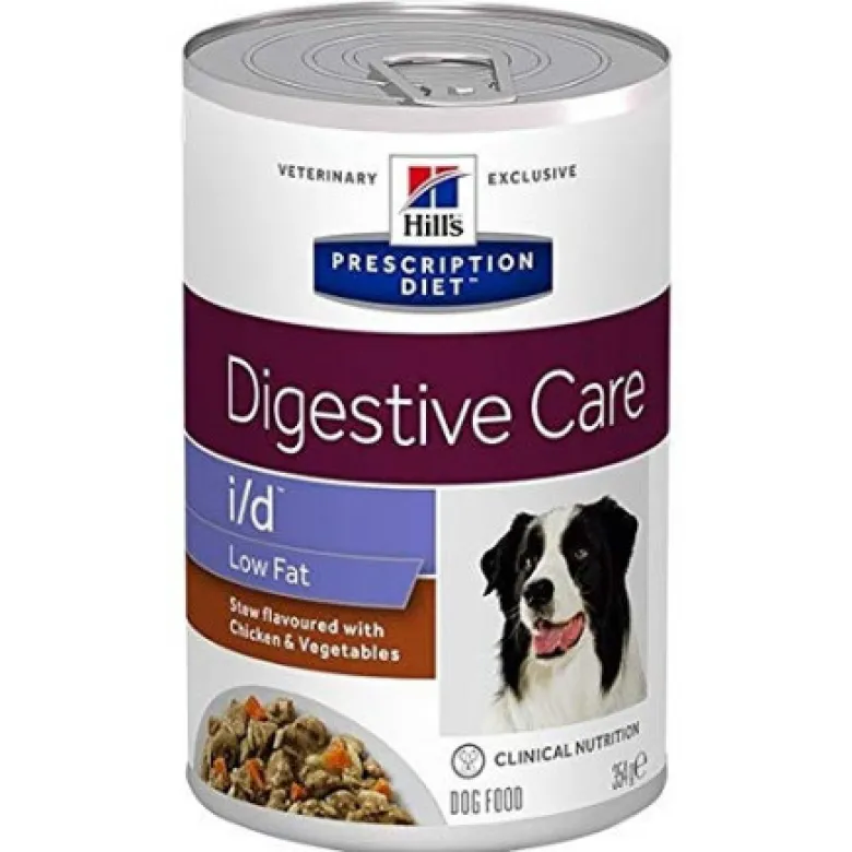 Hill's Prescription Diet Canine i/d Estofado con Pollo y Verduras Bajo en Grasa 354g