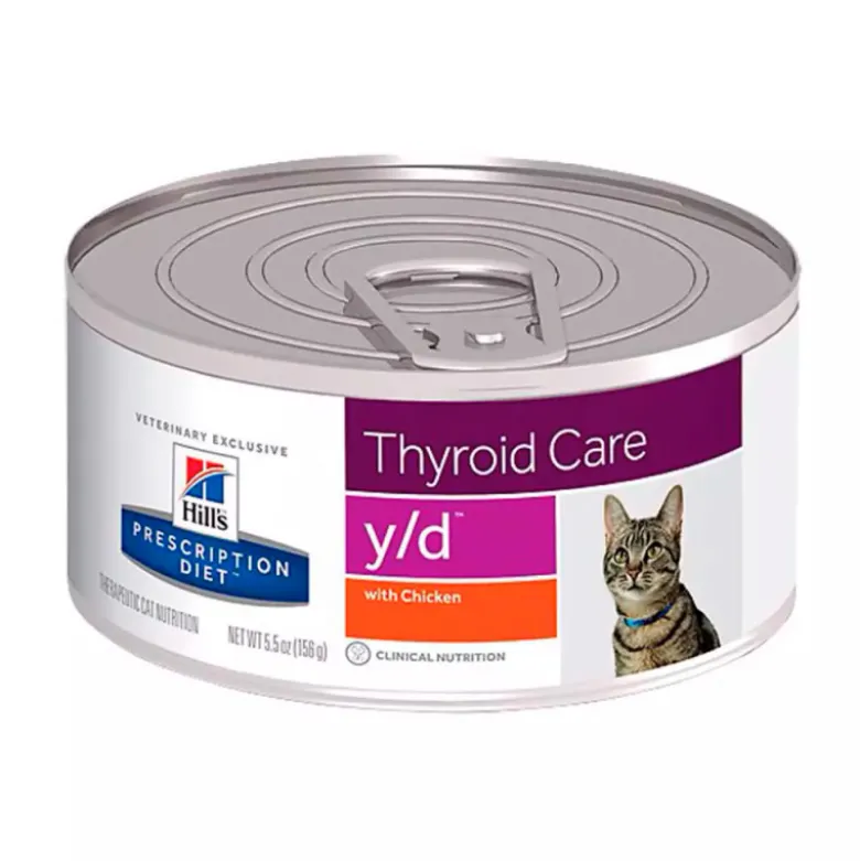 Hills Prescription Diet Feline y/d Pollo Lata 156g