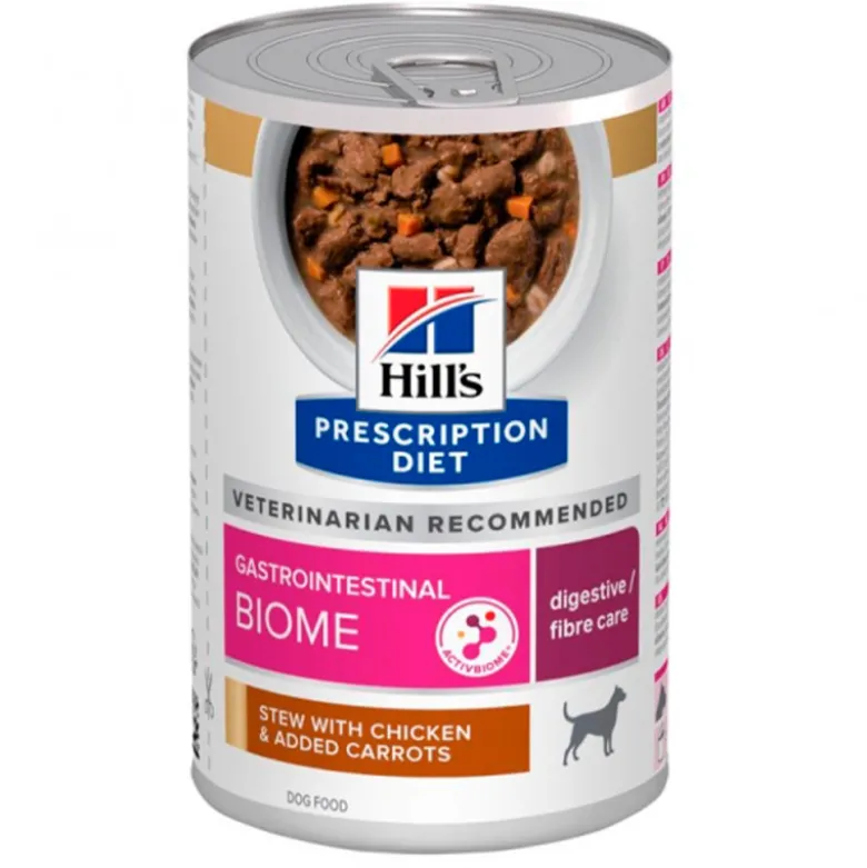 Hill's Prescription Diet Gastrointestinal Biome Pollo y Verduras 354g para Perro