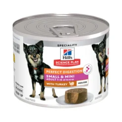 Hill's Science Plan Adult Perfect Digestion Small & Mini Mousse Pavo Lata 200g