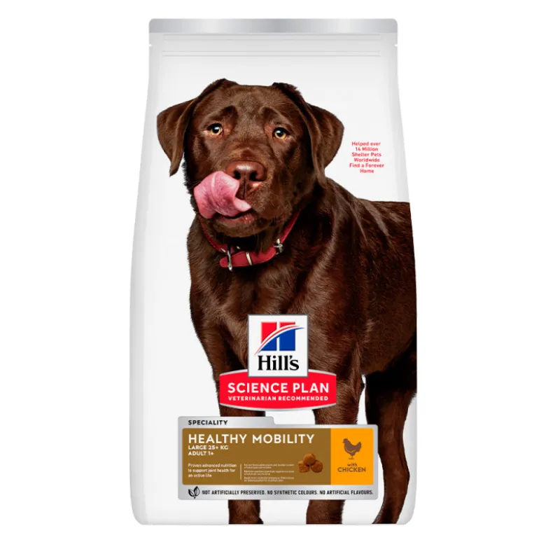 Hills Science Plan Canine Adult Healthy Mobility Raza Grande Pollo