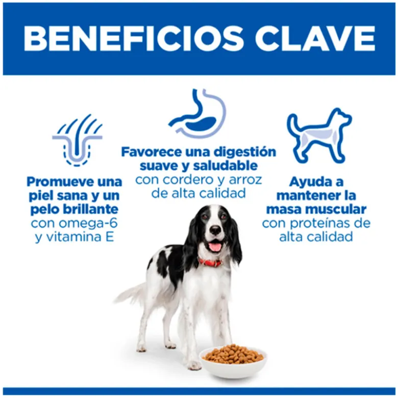 Hills Science Plan Canine Adult Medium con Cordero y Arroz