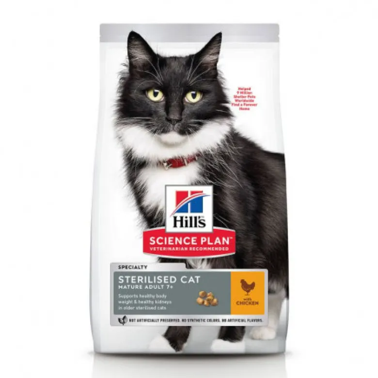Hill's Science Plan Feline Mature Adult Sterilised Cat Pollo