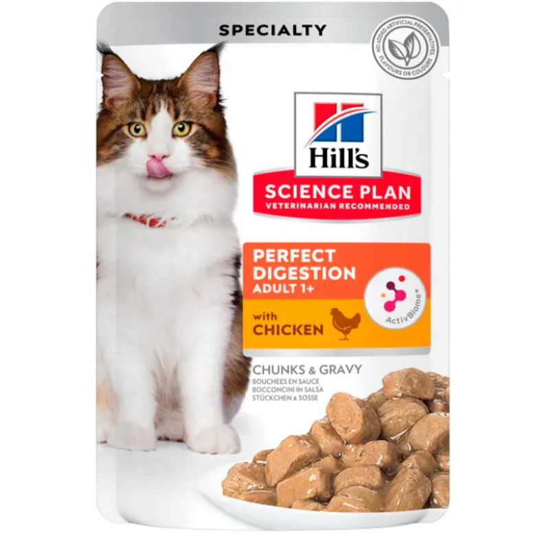 Hill's Science Plan Perfect Digestion Adult 1+ Pollo Sobre 85g
