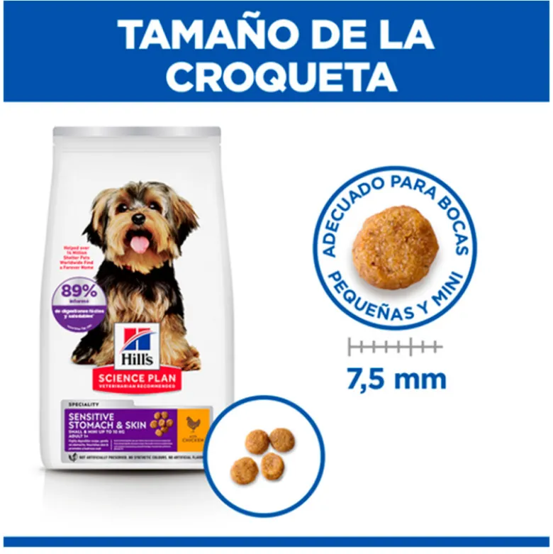 Hill ´s Science Plan Small Miniature Sensitive Stomach & Skin