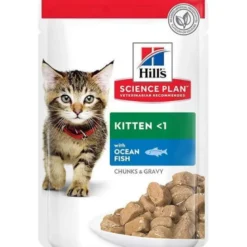 Hills Science Plan Tiernos bocados de Pescado en salsa Kitten 85g