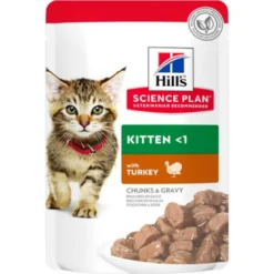 Hills Science Plan Tiernos bocados de Pavo en salsa Kitten 85gr