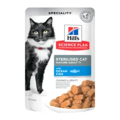 Hill’s Science Plan Tiernos Bocados de Pescado para Gatos Esterilizados