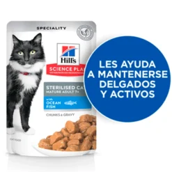 Hill’s Science Plan Tiernos Bocados de Pescado para Gatos Esterilizados