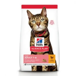 Hill's Sciencie Plan Feline Adult Light Pollo