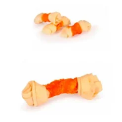 Hueso Masticable Sabor Pollo y Ternera