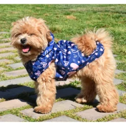 Impermeable Reversible Rosa Love para Perros