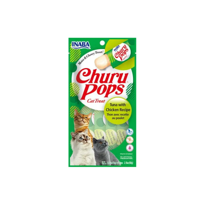 Inaba Churu Pops Gelatina de Atún y Pollo para Gatos
